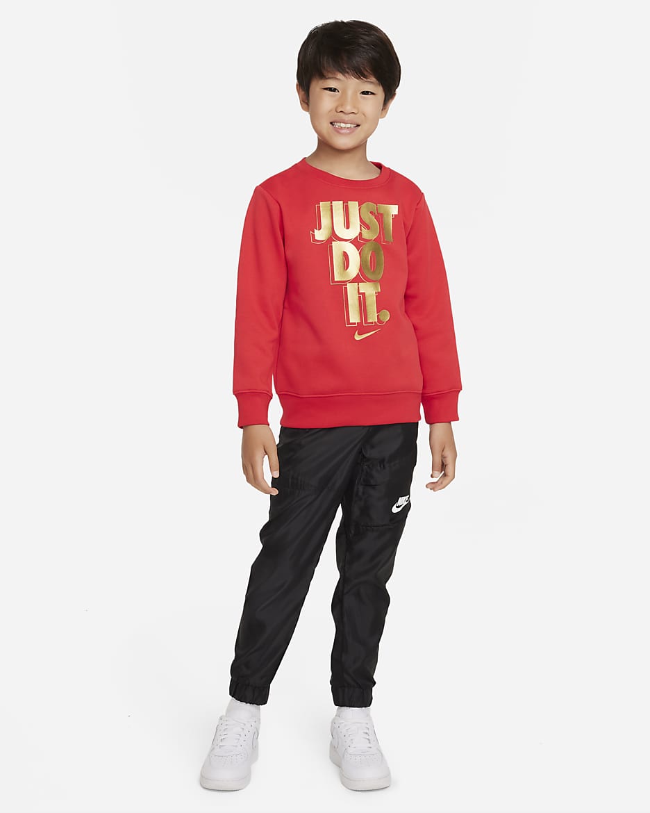 Nike Just Do It Gifting Crewneck Little Kids Crewneck. Nike